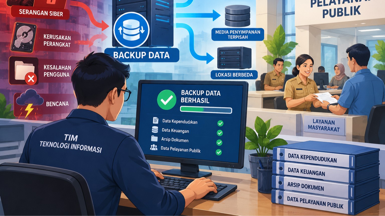 Pentingnya Backup Data bagi Pelayanan Publik