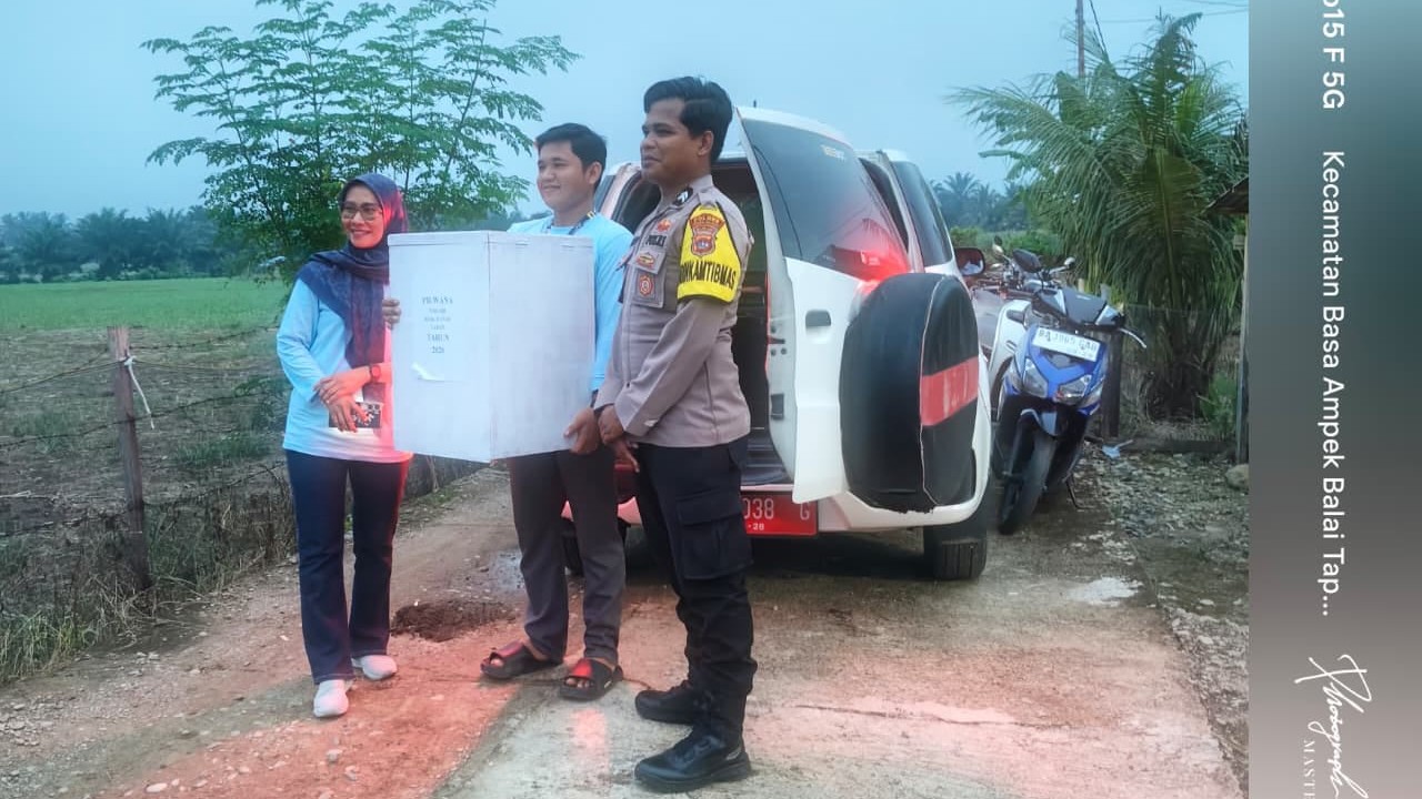 6 Nagari di Basaba Tapan Rampungkan Pleno Pilwana, Kotak Suara Dibawa ke Kantor Camat