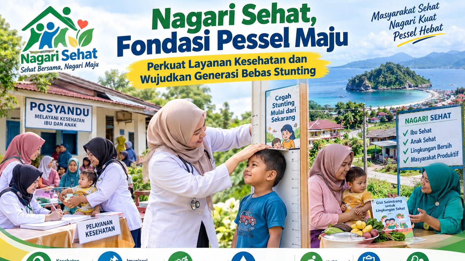 Nagari Sehat, Fondasi Pessel Maju: Perkuat Layanan Kesehatan dan Wujudkan Generasi Bebas Stunting