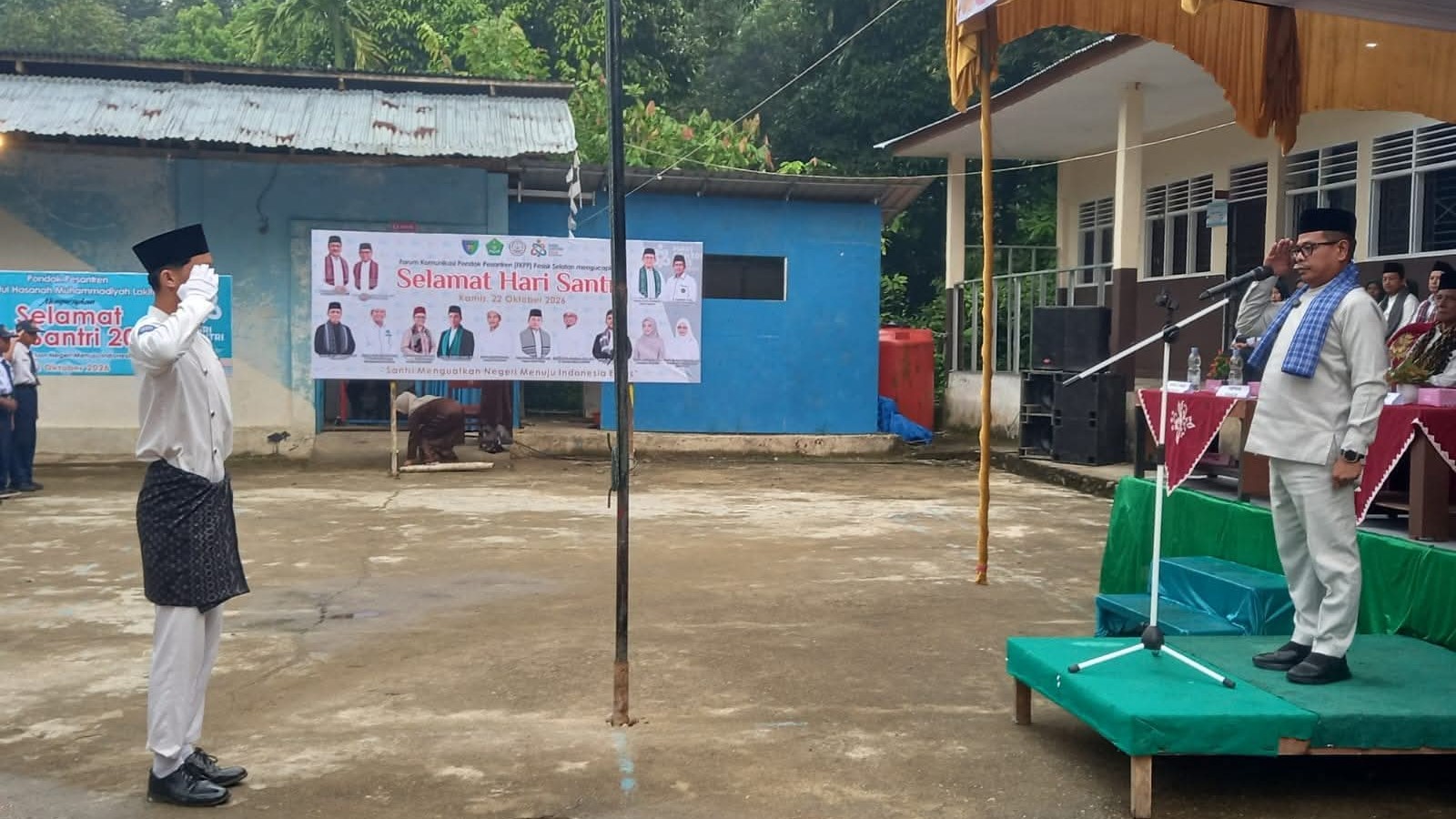 Wakil Bupati Risnaldi IbrahimJadi Inspektur Upacara Hari Santri