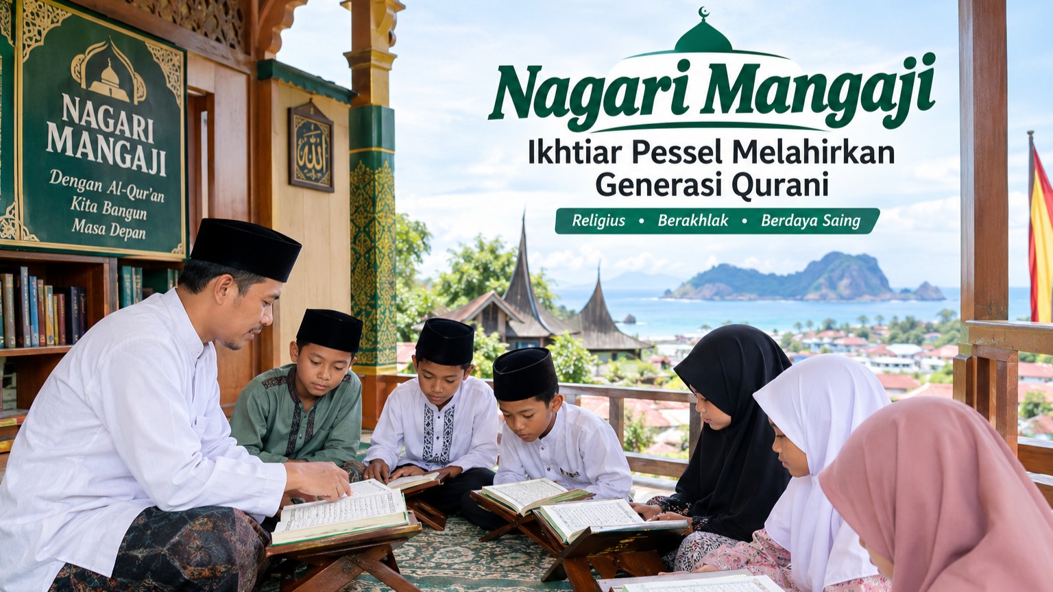 Nagari Mangaji Dorong Kebangkitan Pendidikan Al-Qur’an di Pesisir Selatan