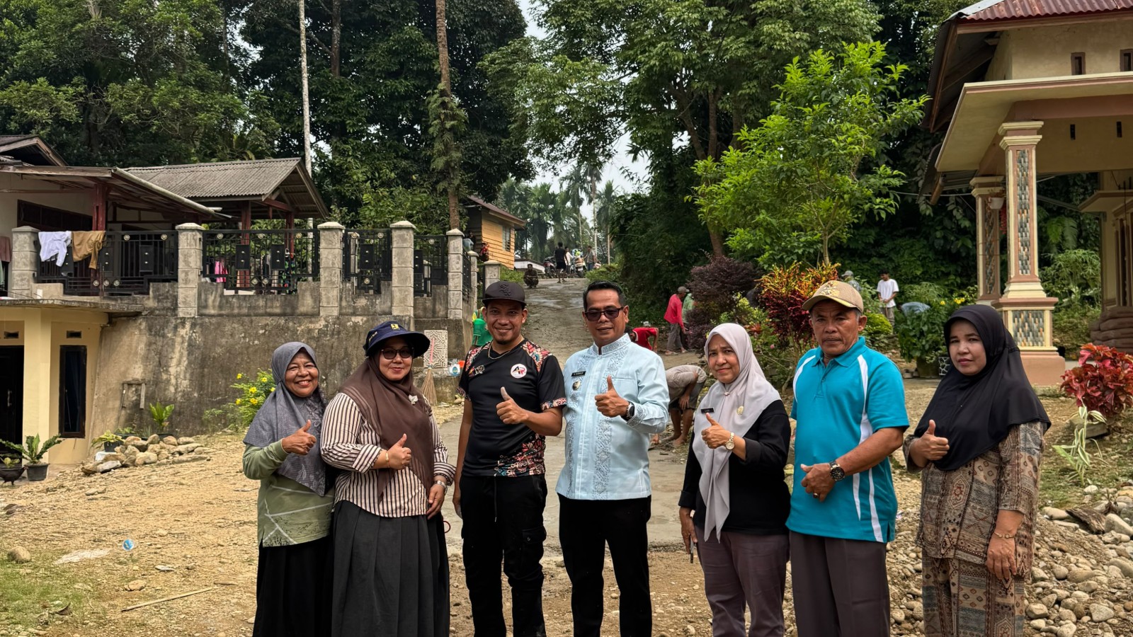 Wabup Risnaldi Tinjau Infrastruktur di Tarusan, Serap Kebutuhan Pembangunan Masyarakat