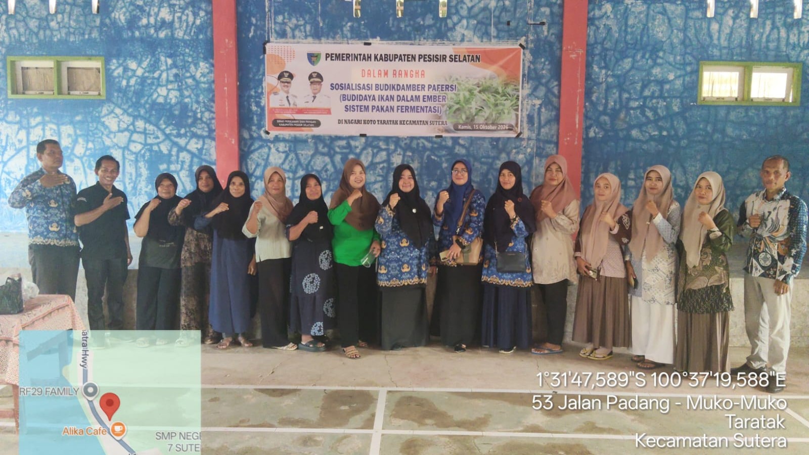 Dinas Perikanan dan Pangan Pessel Perkenalkan Budidaya Lele dalam Ember di Nagari Koto Taratak