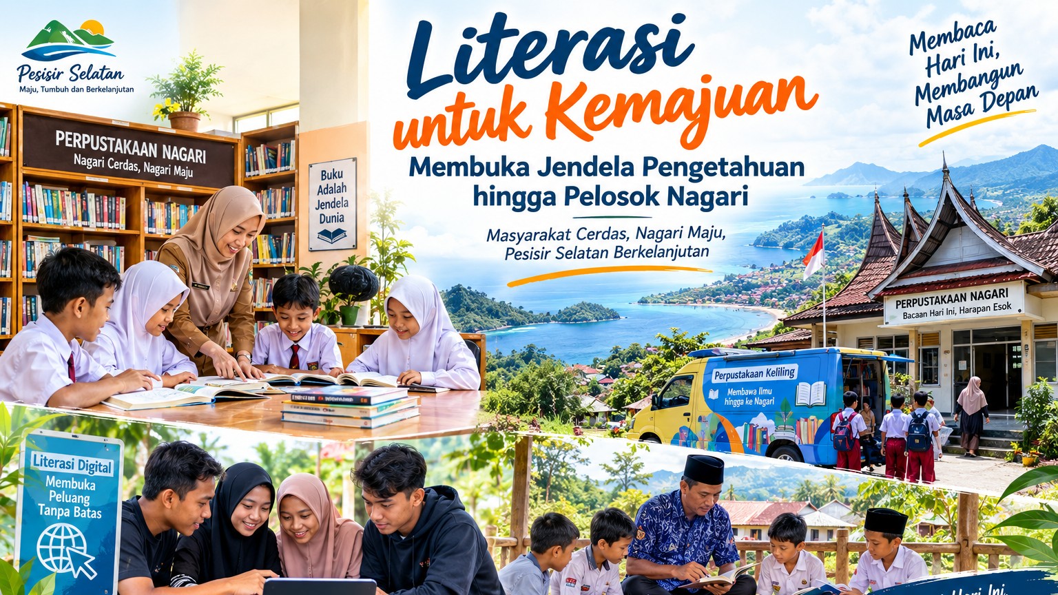 Literasi untuk Kemajuan, Membuka Jendela Pengetahuan hingga Pelosok Nagari