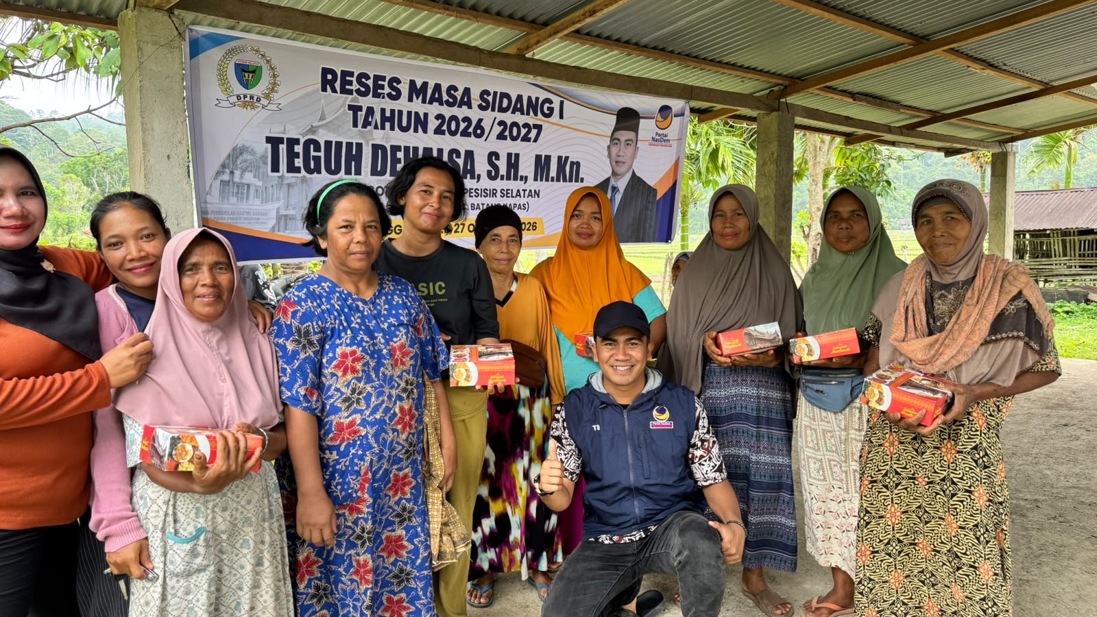 Reses di Sago Salido, Teguh Dehalsa Turun Langsung ke Petani Serap Aspirasi
