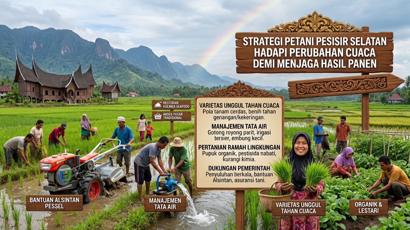 Strategi Petani Pesisir Selatan Hadapi Perubahan Cuaca demi Menjaga Hasil Panen