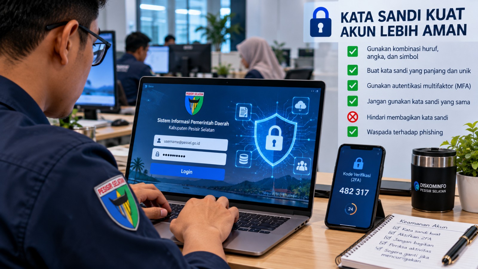 Kata Sandi Kuat, Perlindungan Akun Lebih Aman