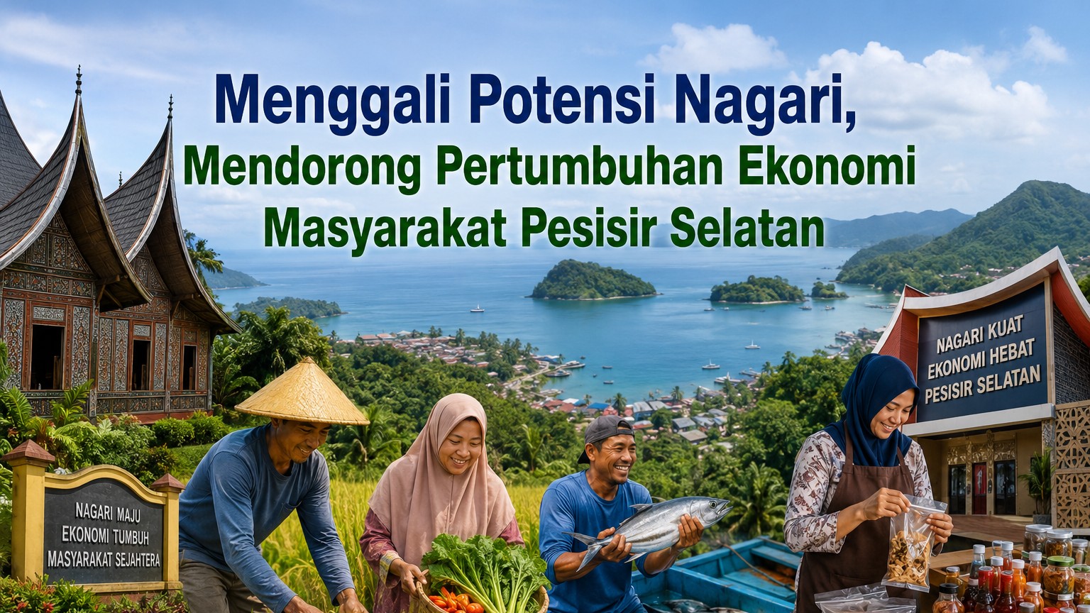 Menggali Potensi Nagari, Mendorong Pertumbuhan Ekonomi Masyarakat Pesisir Selatan