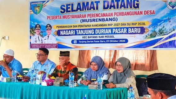 Susun Prioritas Pembangunan, Nagari Tanjung Durian Pasar Baru Gelar Musrenbang