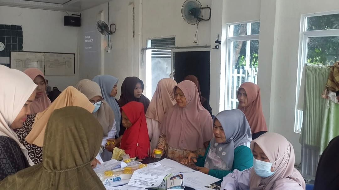 Puskesmas Koto Baru Lakukan ACF TB Terintegrasi Cek Kesehatan Gratis di Nagari Kambang Timur