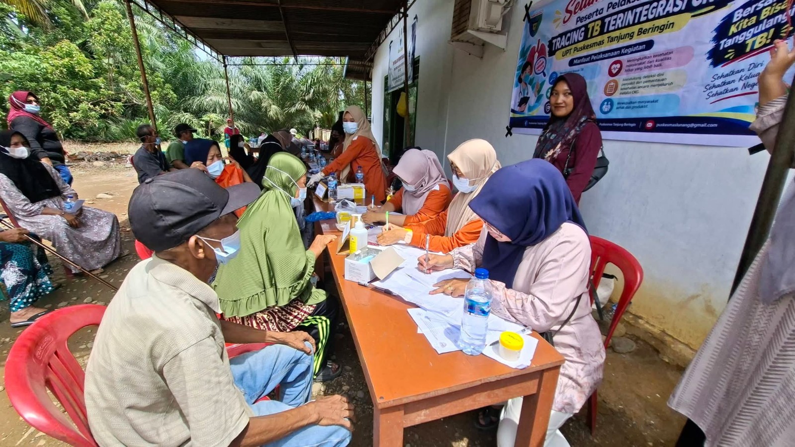 Tracing TB Terintegrasi dengan Cek Kesehatan Gratis Digelar di Nagari Lunang