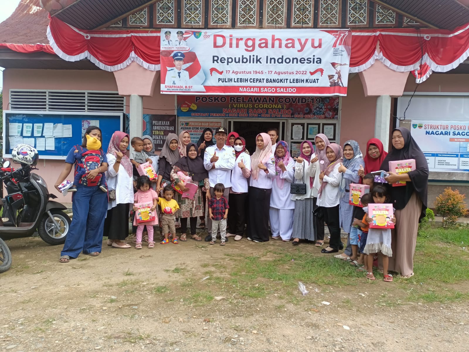 Puskesmas Salido lakukan Edukasi Stunting Terhadap Masyarakat dan Perangkat Nagari Sago Salido