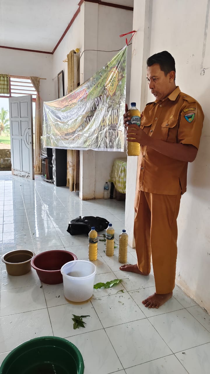 BPP Kecamatan Ranah Pesisir  Ajari Petani Cara Mengembangkan Biosaka Melalui Sekolah Lapangan