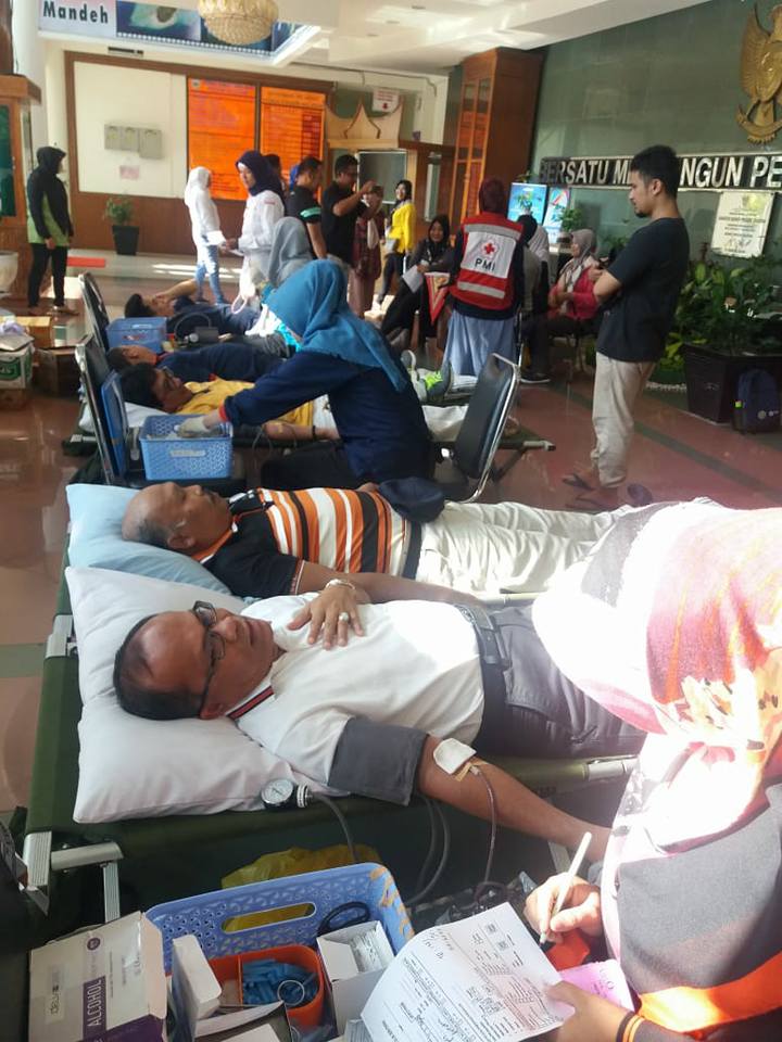 Sejumlah Pejabat dan Staf Lingkup Pemerintah Kabupaten Pesisir Selatan Ikut Kegiatan Donor Daerah