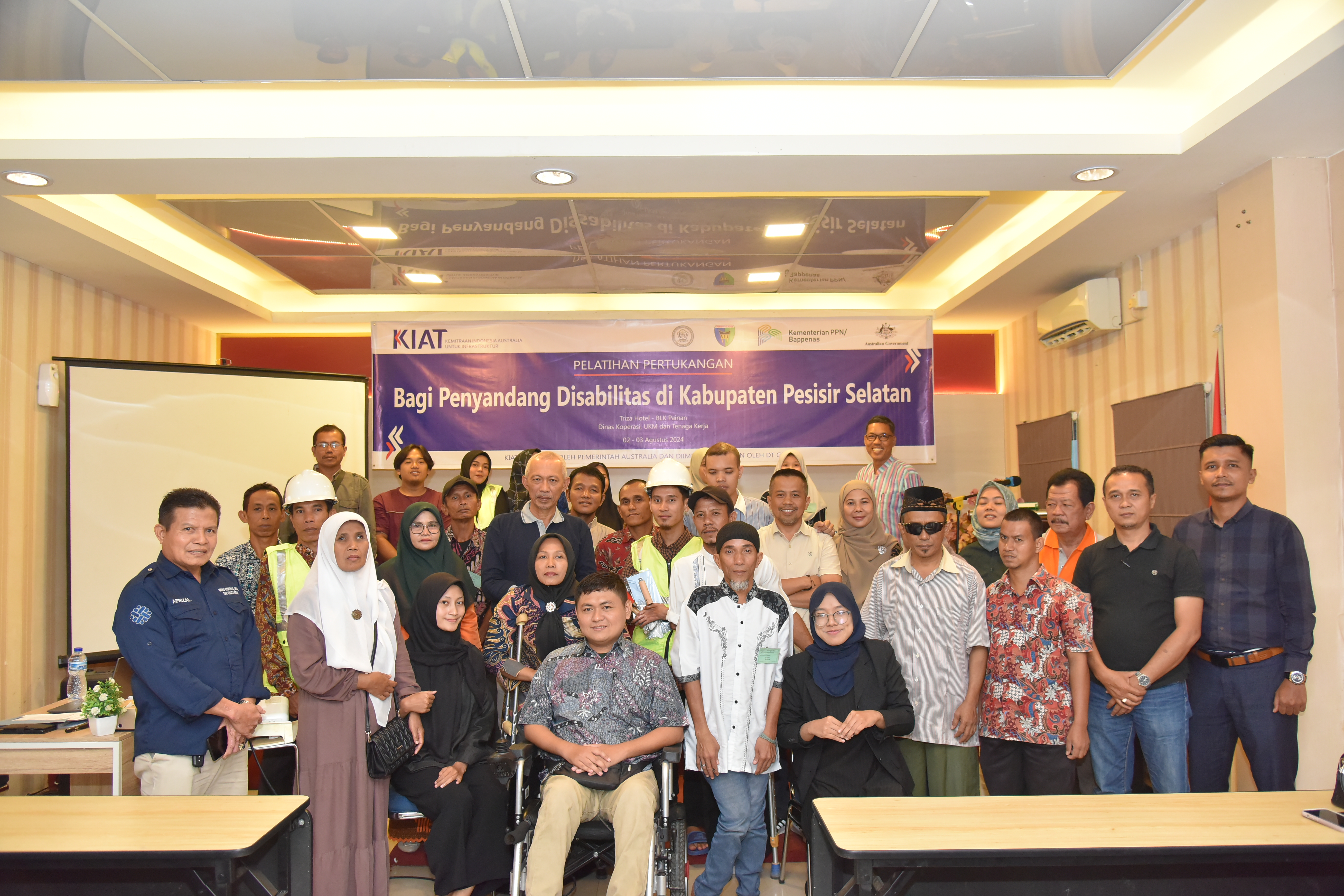 PPDI Pesisir Selatan Gelar Pelatihan Pertukangan Bagi Penyandang Disabilitas 