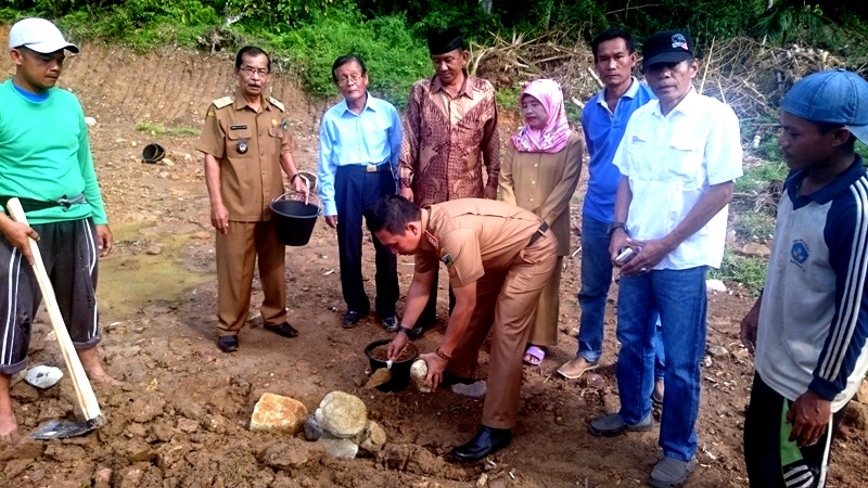 Masyarakat nagari Painan bangun satu unit  Poskesri melalui dana desa untuk kebutuhan pelayanan kesehatan masyarakat