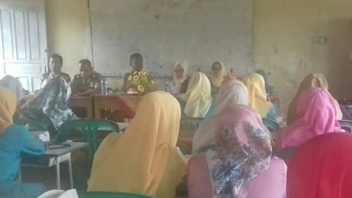 Polsek Tapan Ajak Kaum Ibu  Jaga Anaknya Dari Pengaruh Narkoba