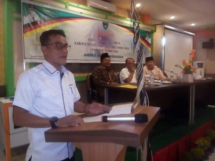 Pemkab pessel laksanakan pelatihan Guru TPQ /TPSQ