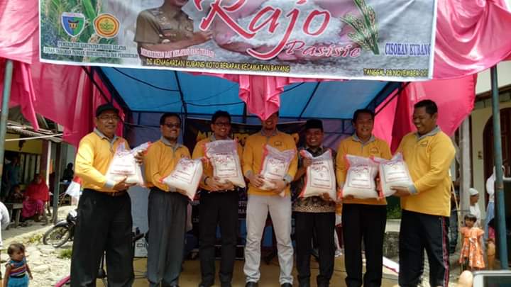 Beras Rajo Pasisia Diluncurkan di Kubang Bayang