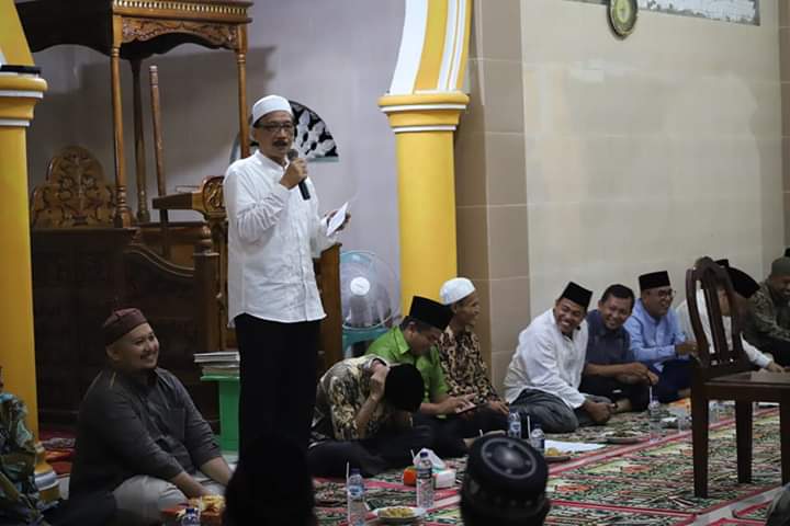 Bupati Lakukan Kunjungan Tim Silaturrahmi Ramadhan Perdana Di Masjid Khalid Bin Walid Sungai Serik
