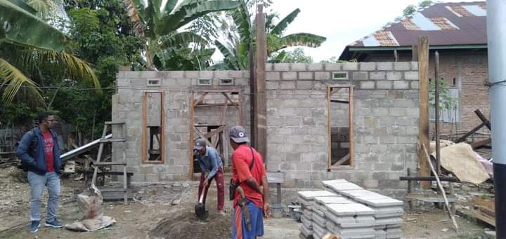Pembangunan Rumah Layak Huni Melalui Program Rumah Swadaya Di Nagari Binjai Tapan Dikebut