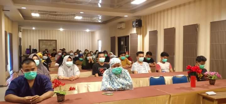 Manajemen Rumah Sakit Lakukan Briefing Bersama Petugas Isolasi Rumah Sakit Dan Karantina Rusunawa Painan