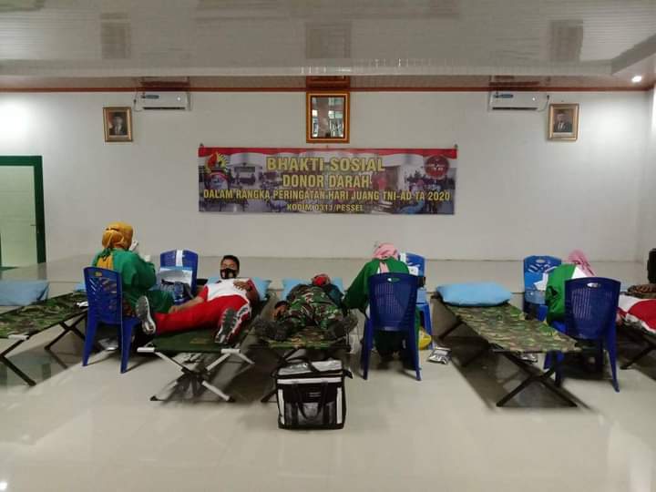 UTDRS Bekerjasama Dengan Kodim 0311 Gelar Bhakti Sosial Donor Darah