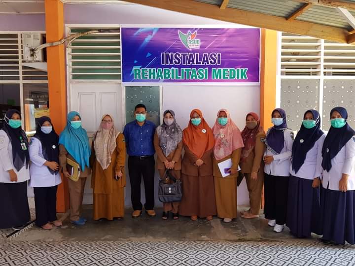 Tim Dinkes Kabupaten Pesisir Selatan Lakukan Visitasi Ke Instalasi Rehabilitasi Medik RSUD dr. M.Zein Painan