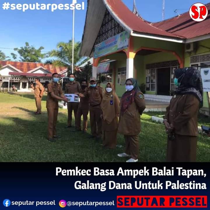 Pemerintah Kecamatan Basa Ampek Balai Tapan, Galang Dana Untuk Palestina