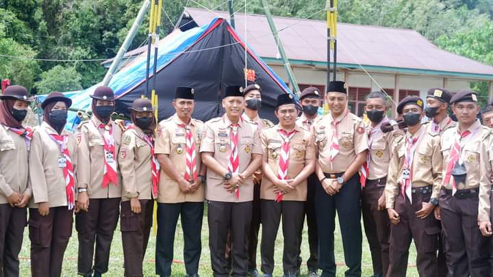 Wabup Rudi Hariyansyah Hadiri Upacara Pembukaan Pertikara Cabang VI  Di Polsek  Tapan