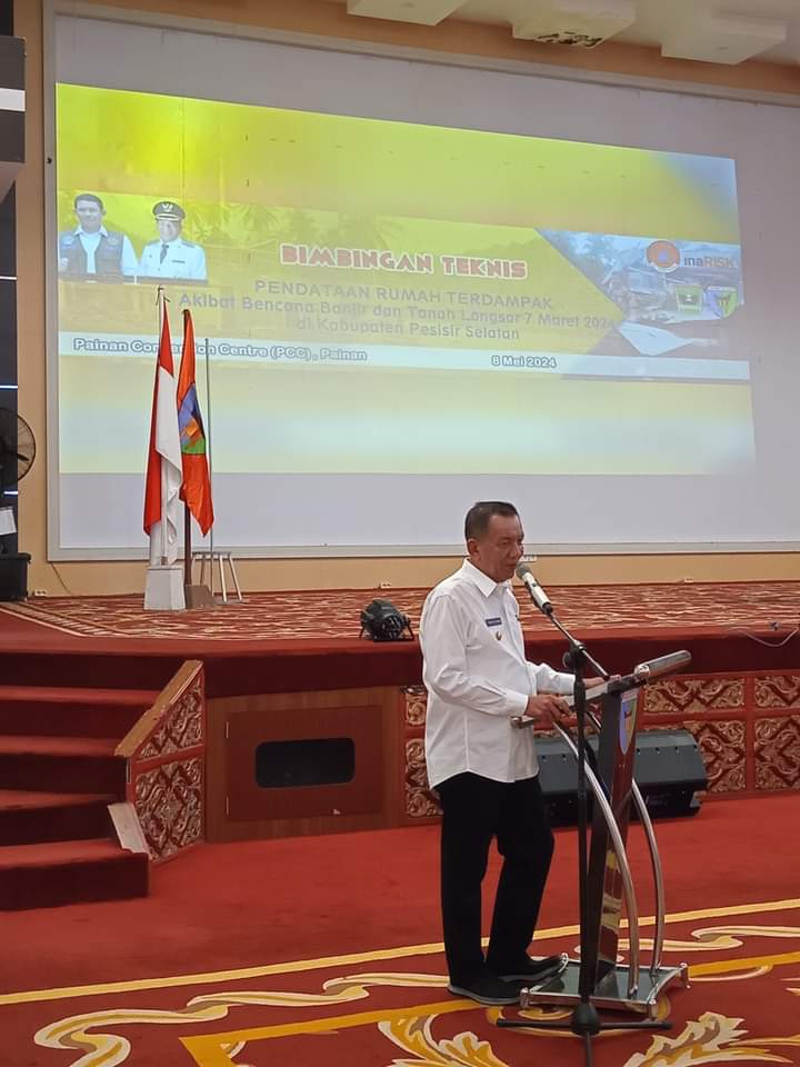 Bupati Rusma Yul Anwar Buka Bimtek Pendataan Rumah Terdampak Bencana Banjir dan Tanah Longsor 