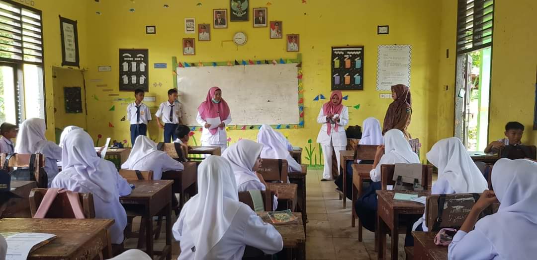 Puskesmas Air Haji Lakukan Skrining Merokok di Sekolah