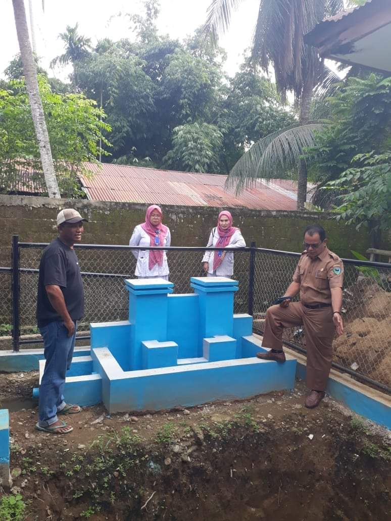 Dinas Kesehatan Lakukan Pemeriksaan IPAL Puskesmas Air Haji
