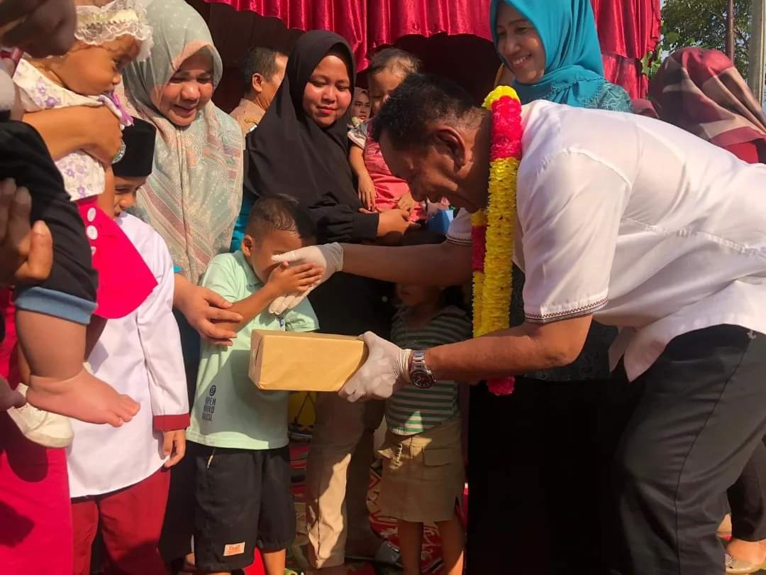 Bupati Lakukan Pencanangan PIN Polio Tingkat Kabupaten Pesisir Selatan di Ranah Ampek Hulu Tapan