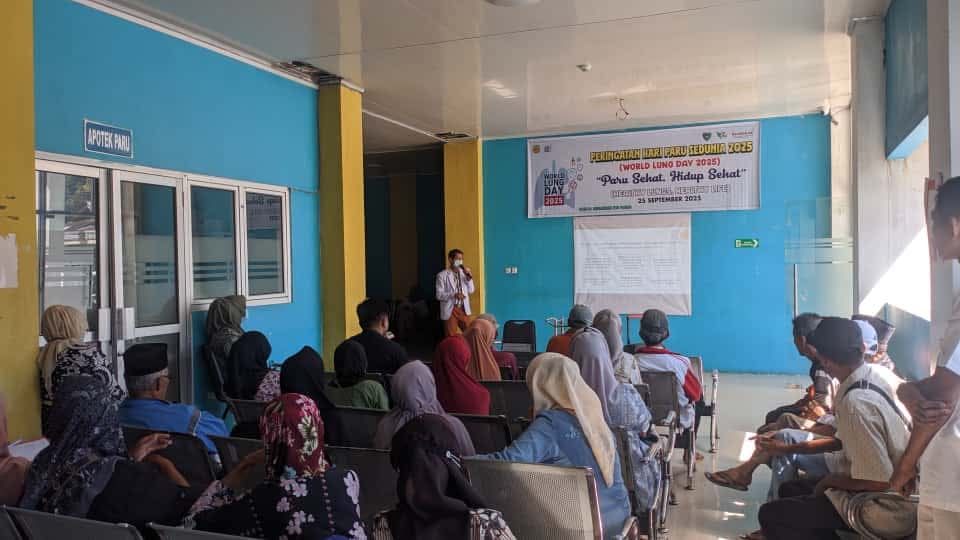 Di Peringatan Hari Paru Sedunia, RSUD M Zein Painan Ajak Masyarakat Terapkan Pola Hidup Sehat