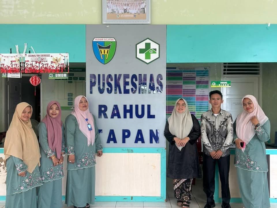 Dirikan Dapur  MBG,  Perwakilan SPPG Lakukan Koordinasi dengan Tim Puskesmas Ranah Ampek Hulu Tapan