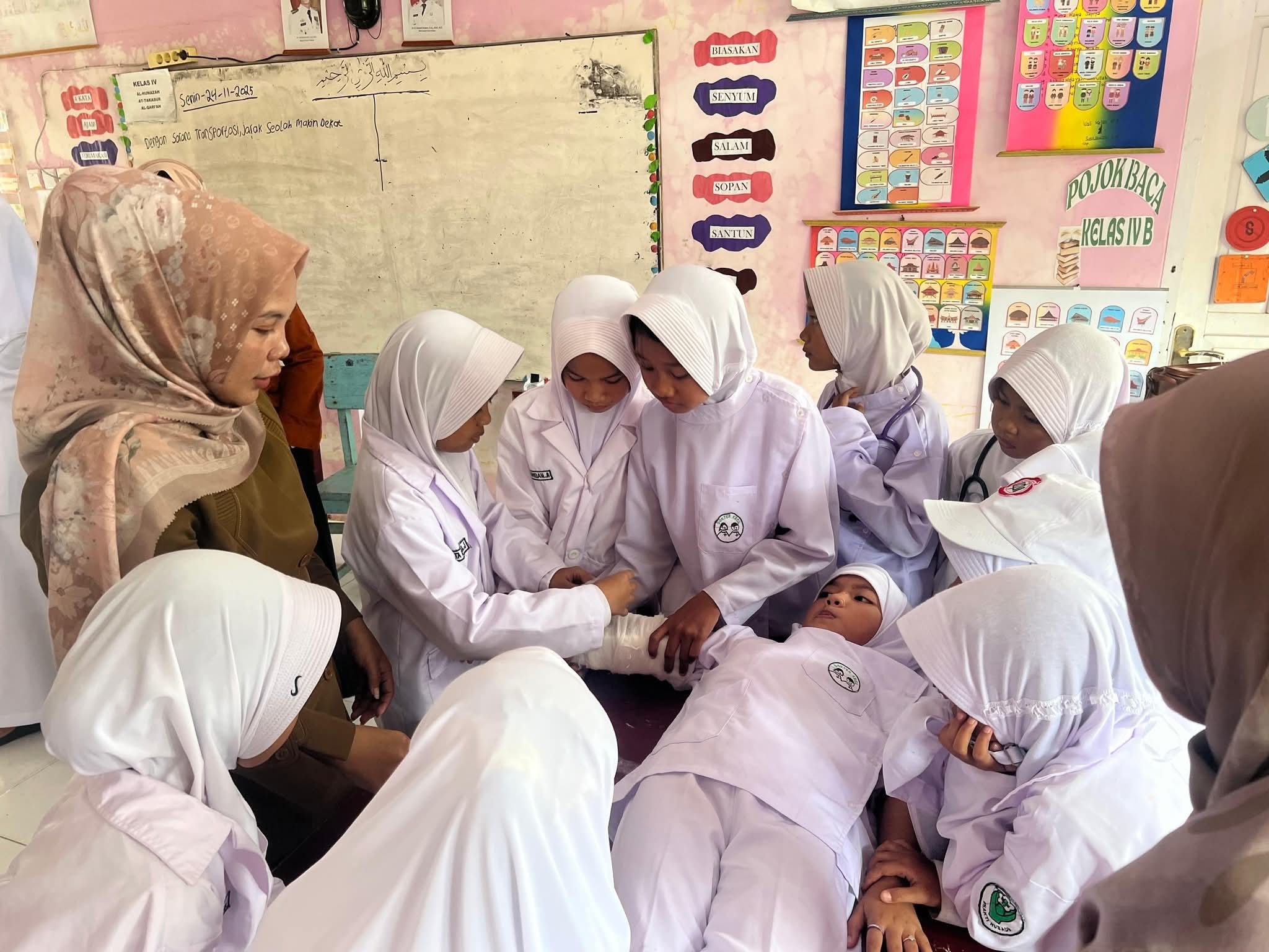 Pembinaan Dokter Kecil di SDN 10 Pancung Soal Dukung Penguatan Perilaku Hidup Sehat Siswa