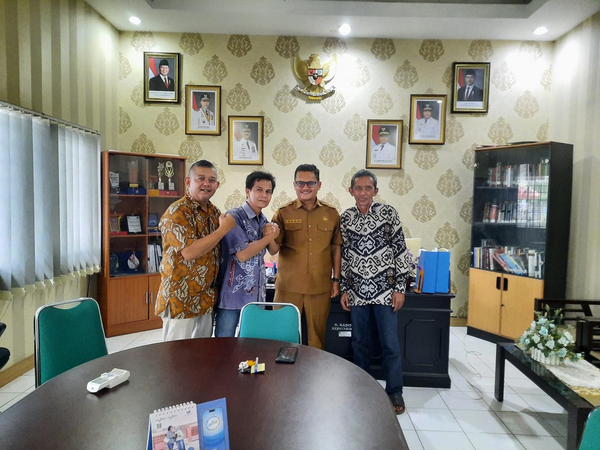 Pemuda Nagari Painan Selatan Bangun Sinergi Dengan Diskominfo Pesisir Selatan