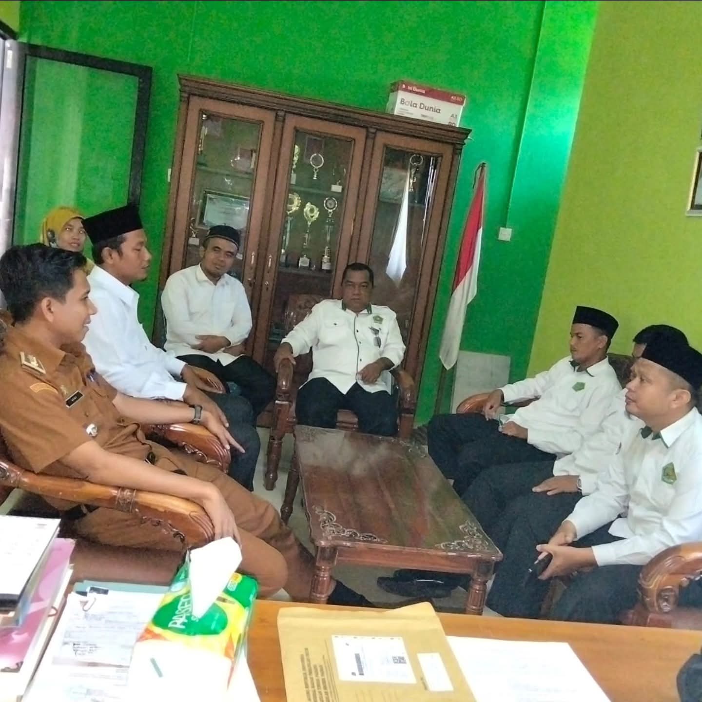 Pemerintah Kecamatan Airpura Lakukan Koordinasi Dengan KUA Terkait Persiapan Kafilah MTQ Tingkat Kabupaten Pesisir Selatan