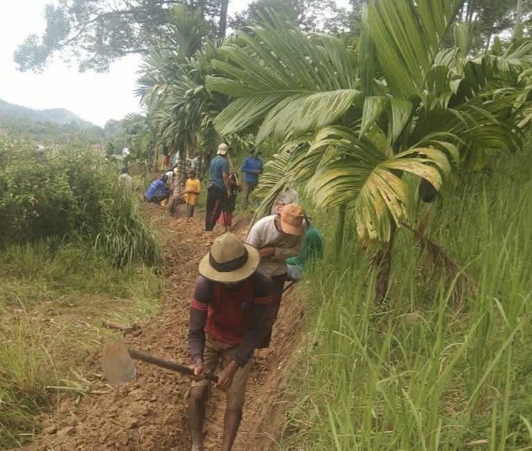 Semangat Gorong Royong yang Menyatu di Nagari Sungai Gayo Lumpo