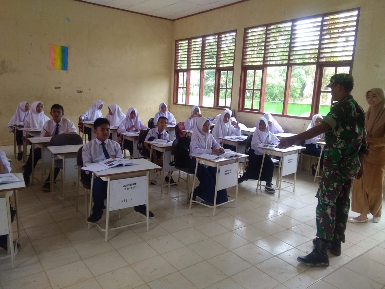 Siswa SMPN 5 Lengayang Diberikan Penyuluhan Wawasan Kebangsaan