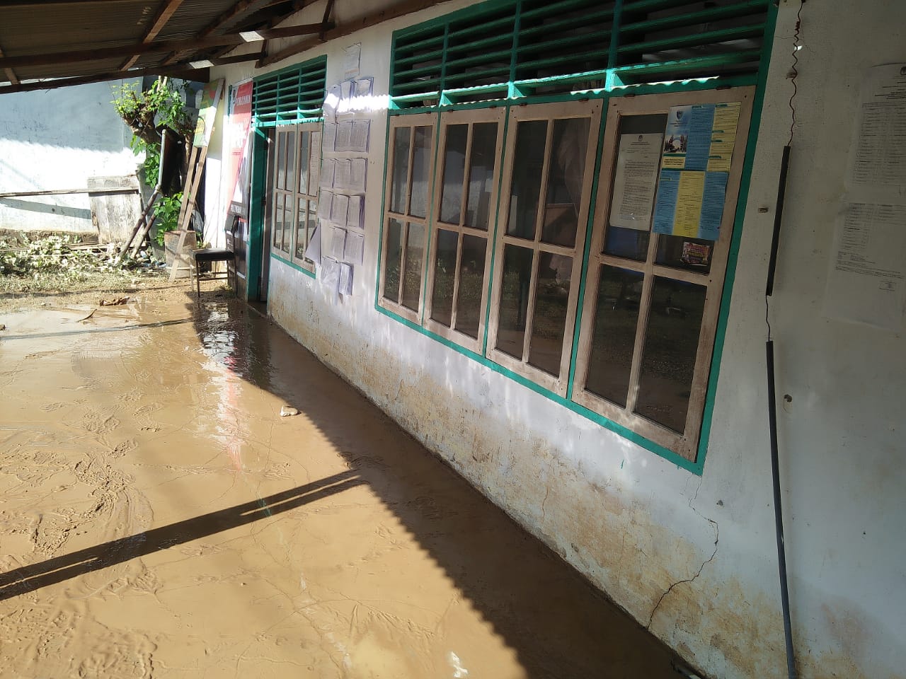 Meski Di Landa Banjir, Pelayanan Di Nagari Lakitan Tengah Tetap Berlangsung