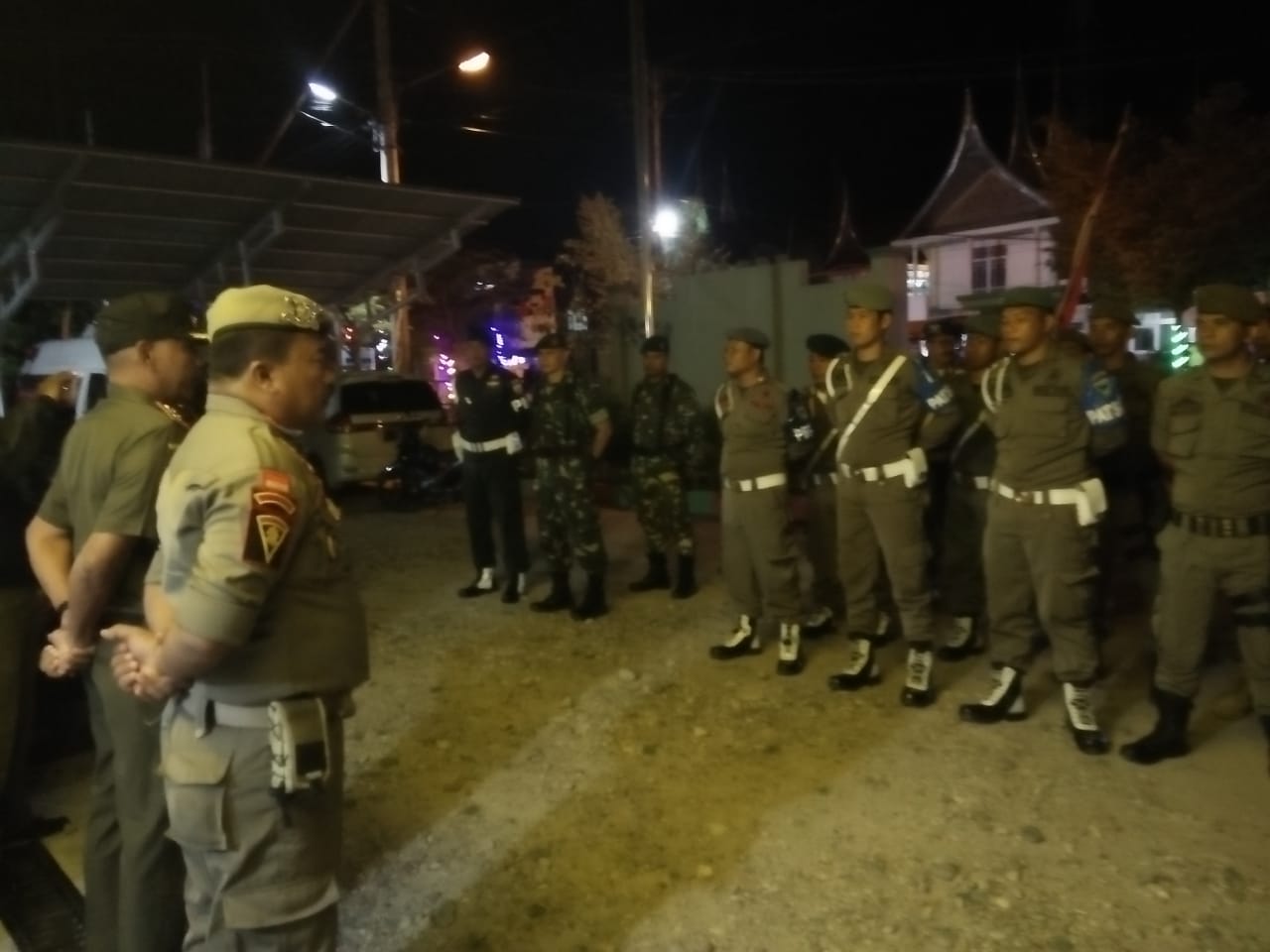 Operasi Cipta Kondisi Kodim 0311/Pessel: Gelar Razia Bersama Polisi Pamong Praja Kabupaten Pessel