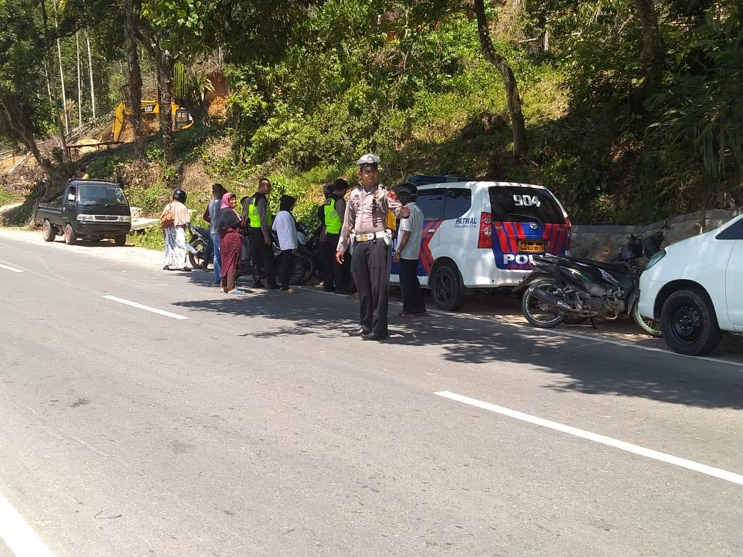 Tekan lakalantas, Satlantas Polres Pessel lakukan razia kebawah.