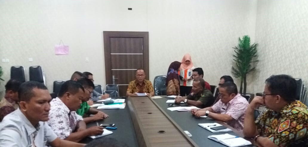 Sekda Pimpin Rapat Koordinasi Optimalisasi Pelayanan Perizinan Terintegrasi 