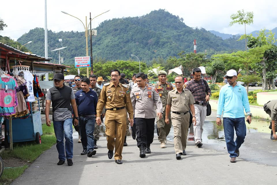 Bupati Tinjau Posko Pengamanan Pemilu 
