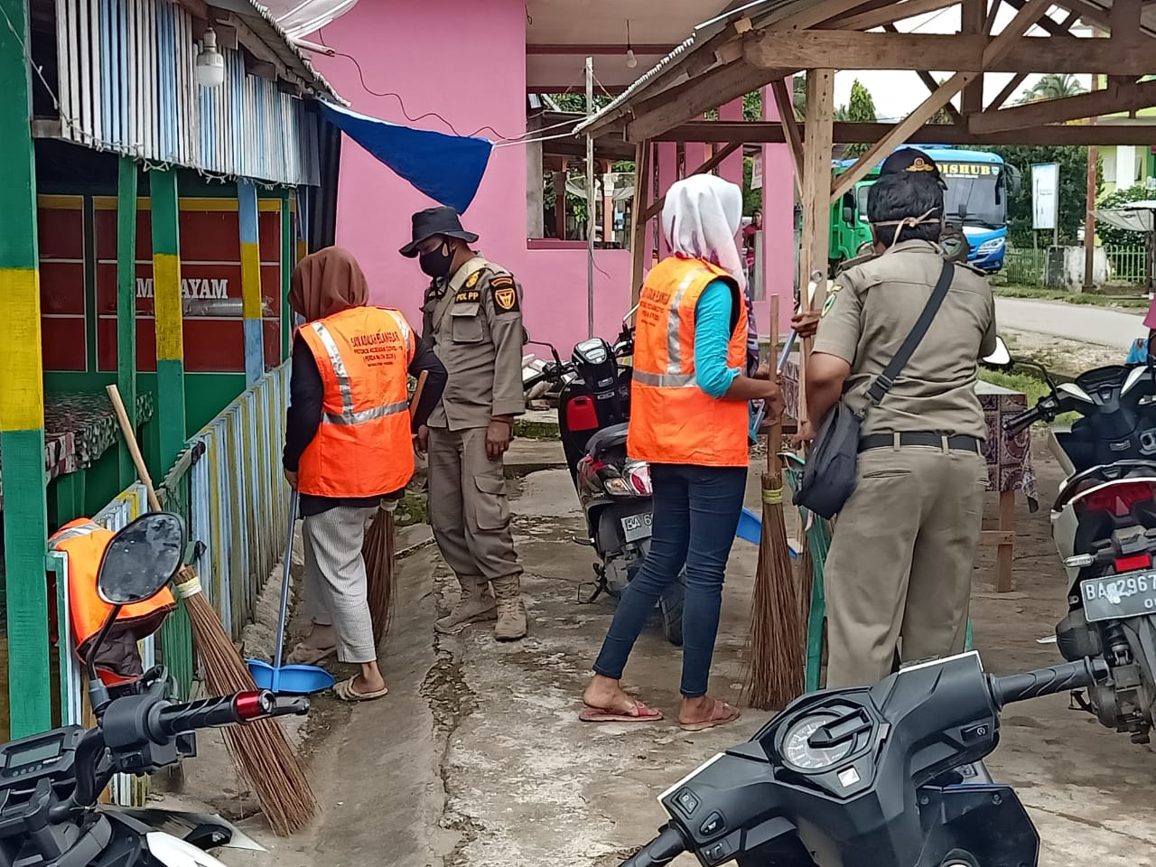 Sebanyak 205 Warga Lengayang Dan Sutera Pelanggar Protokol Kesehatan Ditindak Pada Operasi Yustisi