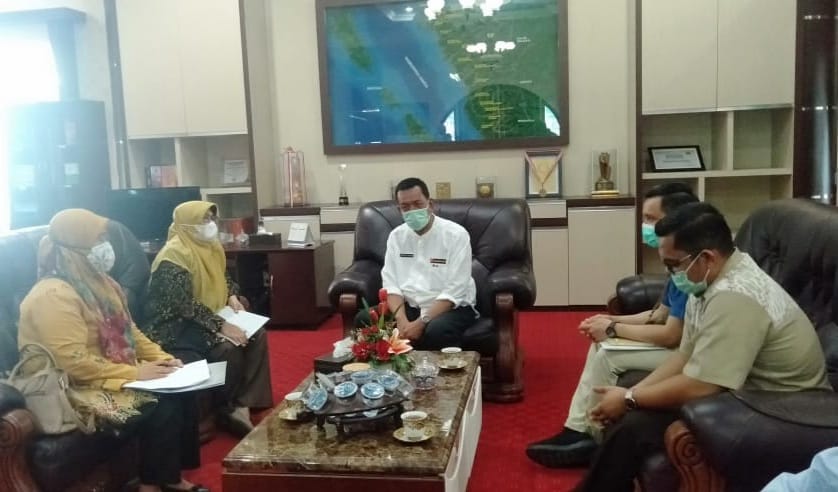 Bupati Pessel Lakukan Pertemuan Dengan Kepala BPK RI Perwakilan Sumbar