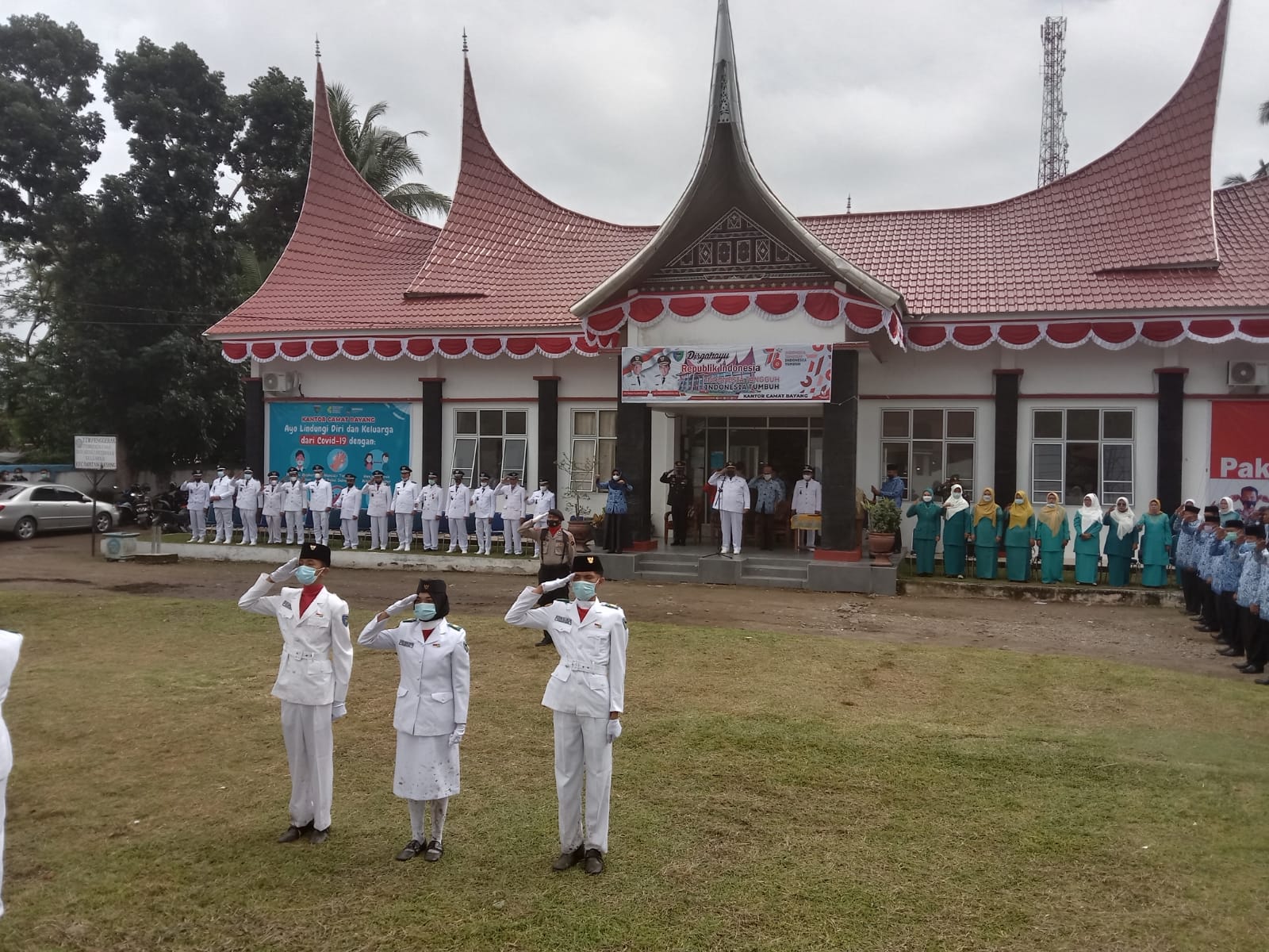 Pemerintah Kabupaten Pesisir Selatan Camat Bayang Peringati Hut Ri