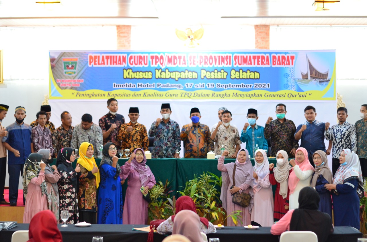 Guru TPQ Kabupaten Pesisir Selatan Ikuti Pelatihan Peningkatan Kapasitas